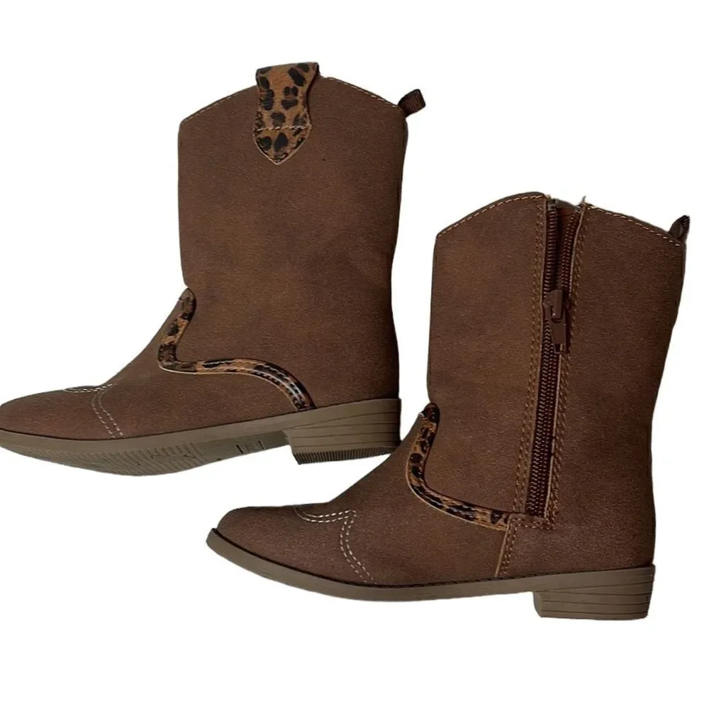 Carter’s Girl’s Marlene Western Cowgirl Boots. Size 10.